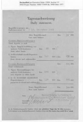 Thumbnail for Balance Sheets of Land Control Banks, n.d.; 1944-1946