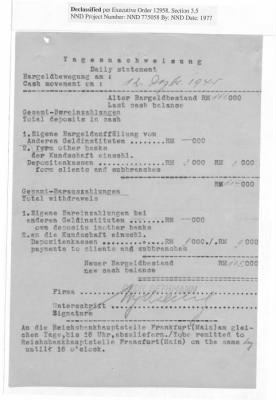 Balance Sheets of Land Control Banks, n.d.; 1944-1946