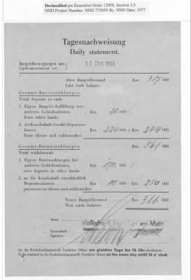 Balance Sheets of Land Control Banks, n.d.; 1944-1946