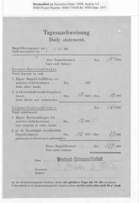 Balance Sheets of Land Control Banks, n.d.; 1944-1946