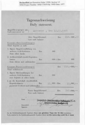 Balance Sheets of Land Control Banks, n.d.; 1944-1946