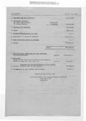 Balance Sheets of Land Control Banks, n.d.; 1944-1946