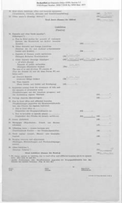 Thumbnail for American Zone: Interim Balance Sheets for Banks, September 1947