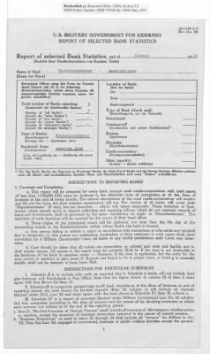 Thumbnail for American Zone: Report of Selected Bank Statistics, January 1947