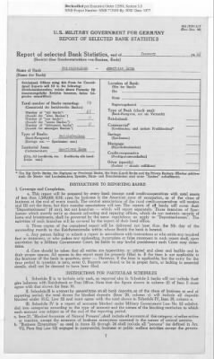 Thumbnail for American Zone: Report of Selected Bank Statistics, January 1947