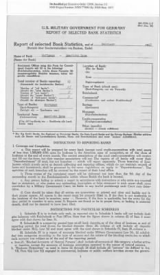 Thumbnail for American Zone: Report of Selected Bank Statistics, February 1947