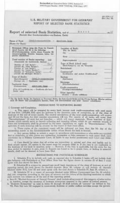 American Zone: Report of Selected Bank Statistics, March 1947