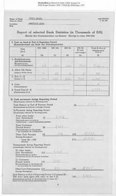 Thumbnail for American Zone: Report of Selected Bank Statistics, March 1947