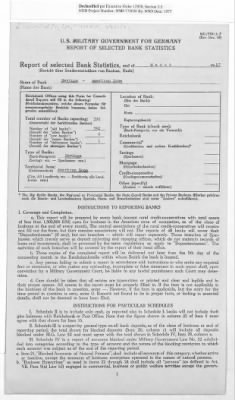 Thumbnail for American Zone: Report of Selected Bank Statistics, March 1947