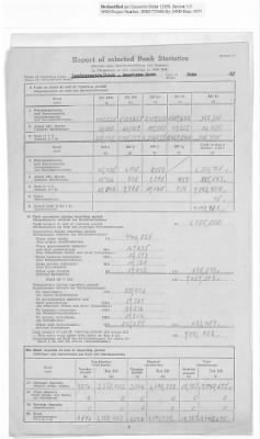 American Zone: Report of Selected Bank Statistics, June 1947