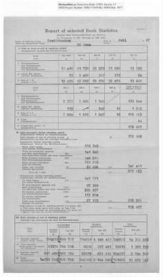 American Zone: Report of Selected Bank Statistics, June 1947