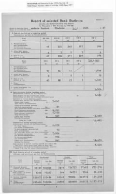 American Zone: Report of Selected Bank Statistics, June 1947