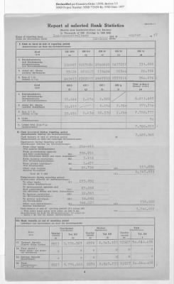 American Zone: Report of Selected Bank Statistics, August 1947