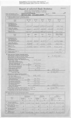 Thumbnail for American Zone: Report of Selected Bank Statistics - Land Bremen, July 1947