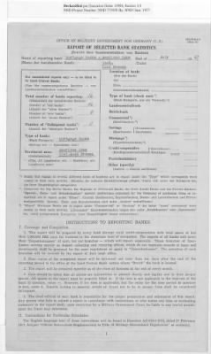 American Zone: Report of Selected Bank Statistics - Land Bremen, July 1947