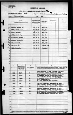 General S.D. Sturgis (AP 137) > 1945