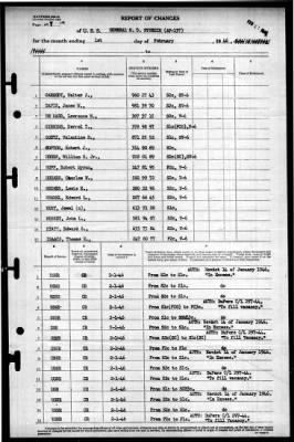 General S.D. Sturgis (AP 137) > 1946