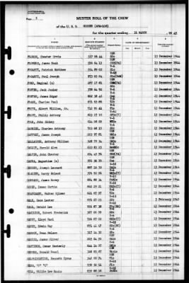 Goshen (APA-108) > 1945