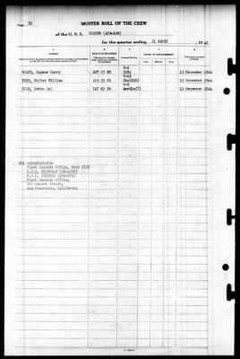 Goshen (APA-108) > 1945