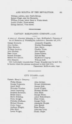 Thumbnail for Volume XIII > Muster Rolls and Papers Relating to the Associators and Militia of the City and County of Philadelphia.