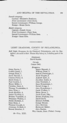 Thumbnail for Volume XIII > Muster Rolls and Papers Relating to the Associators and Militia of the City and County of Philadelphia.