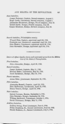 Thumbnail for Volume XIII > Muster Rolls and Papers Relating to the Associators and Militia of the City and County of Philadelphia.