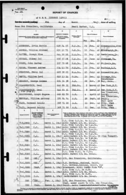 Kenmore (AP-62) > 1943