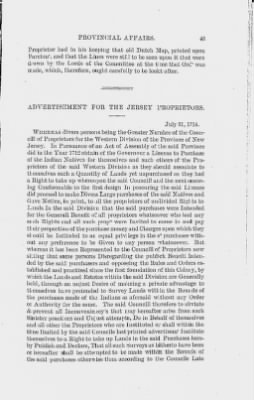 Thumbnail for Volume VII > Papers Relating to Provincial Affairs in Pennsylvania, 1682-1750