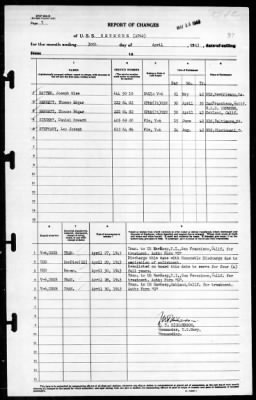 Kenmore (AP-62) > 1943