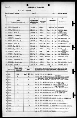 Kenmore (AP-62) > 1943