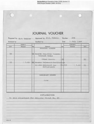 Thumbnail for Records Relating to Tabulation and Classification of Deposits > Shipping Tickets 60-64