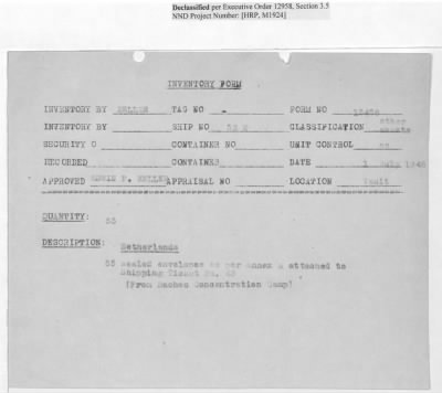 Records Relating to Tabulation and Classification of Deposits > Shipping Tickets 60-64