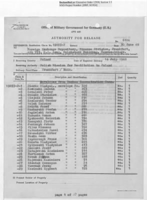 Records Relating to Tabulation and Classification of Deposits > Shipping Tickets 65-69