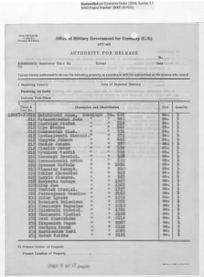 Records Relating to Tabulation and Classification of Deposits > Shipping Tickets 65-69