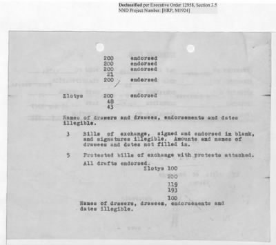 Records Relating to Tabulation and Classification of Deposits > Shipping Tickets 65-69