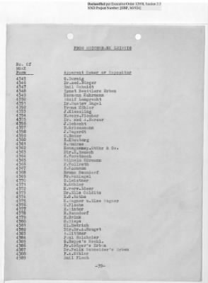 Thumbnail for Records Relating to Tabulation and Classification of Deposits > Shipping Ticket 74: Law 53 Assets-Annex A