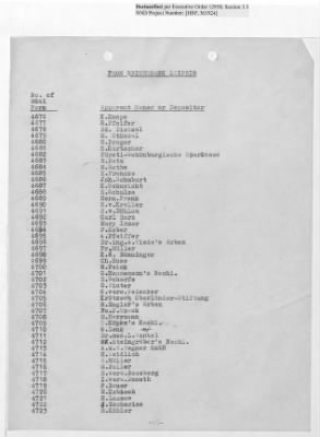 Thumbnail for Records Relating to Tabulation and Classification of Deposits > Shipping Ticket 74: Law 53 Assets-Annex A