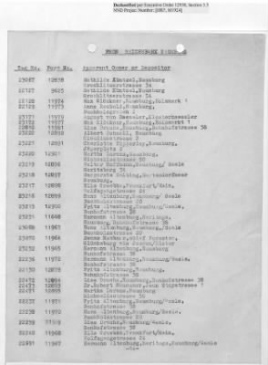 Thumbnail for Records Relating to Tabulation and Classification of Deposits > Shipping Ticket 74: Law 53 Assets-Annex A