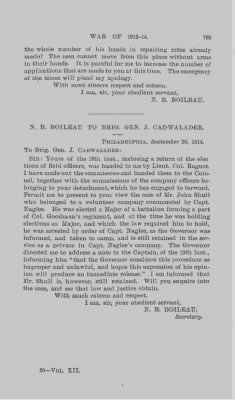 Volume XII > Papers and Documents Relating to the War of 1812-1814.