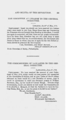 Thumbnail for Volume XIII > Muster Rolls and Papers Relating to the Associators and Militia of the County of Lancaster