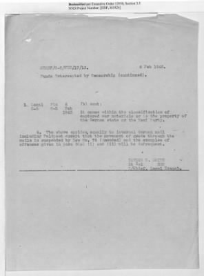 Thumbnail for Records of the Currency Section Received From Supreme Headquarters, Allied Expeditionary Forces (SHAEF) > 17/12 Funds Captured Or Confiscated Enemy Funds: Correspondence and Reports [N.D.; August 1944; November 1944-March 1945]