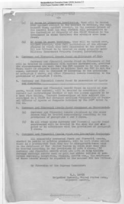 Thumbnail for Records of the Currency Section Received From Supreme Headquarters, Allied Expeditionary Forces (SHAEF) > 17/12 Funds Captured Or Confiscated Enemy Funds: Correspondence and Reports [N.D.; August 1944; November 1944-March 1945]