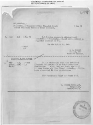 Thumbnail for Records of the Currency Section Received From Supreme Headquarters, Allied Expeditionary Forces (SHAEF) > 17/12 Funds Captured Or Confiscated Enemy Funds: Correspondence and Reports [N.D.; August 1944; November 1944-March 1945]