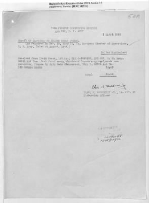 Thumbnail for Records of the Currency Section Received From Supreme Headquarters, Allied Expeditionary Forces (SHAEF) > 17/12 Funds Captured Or Confiscated Enemy Funds: Correspondence and Reports [N.D.; August 1944; November 1944-March 1945]