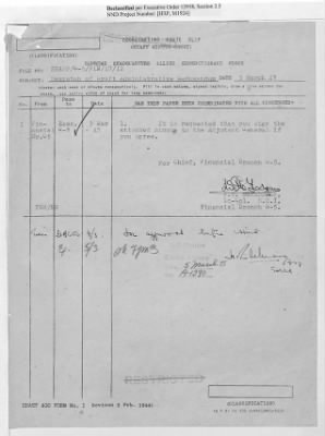 Thumbnail for Records of the Currency Section Received From Supreme Headquarters, Allied Expeditionary Forces (SHAEF) > 17/12 Funds Captured Or Confiscated Enemy Funds: Correspondence and Reports [N.D.; August 1944; November 1944-March 1945]