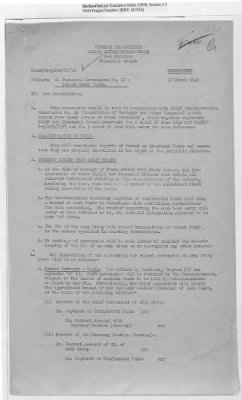 Thumbnail for Records of the Currency Section Received From Supreme Headquarters, Allied Expeditionary Forces (SHAEF) > 17/12 Funds Captured Or Confiscated Enemy Funds: Correspondence and Reports [N.D.; August 1944; November 1944-March 1945]