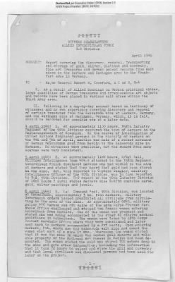 Thumbnail for Records of the Currency Section Received From Supreme Headquarters, Allied Expeditionary Forces (SHAEF) > 17/12 Funds Captured Or Confiscated Enemy Funds: G-4 Functions In Etousa Operations Report