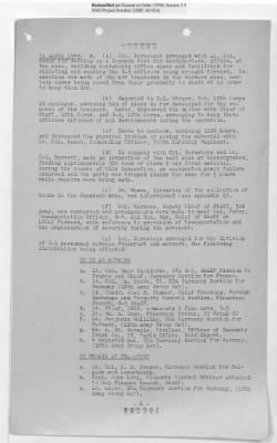 Thumbnail for Records of the Currency Section Received From Supreme Headquarters, Allied Expeditionary Forces (SHAEF) > 17/12 Funds Captured Or Confiscated Enemy Funds: G-4 Functions In Etousa Operations Report