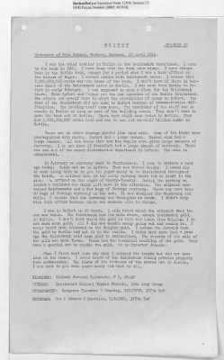 Thumbnail for Records of the Currency Section Received From Supreme Headquarters, Allied Expeditionary Forces (SHAEF) > 17/12 Funds Captured Or Confiscated Enemy Funds: G-4 Functions In Etousa Operations Report