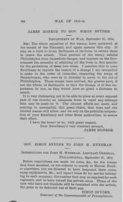 Volume XII > Papers and Documents Relating to the War of 1812-1814.